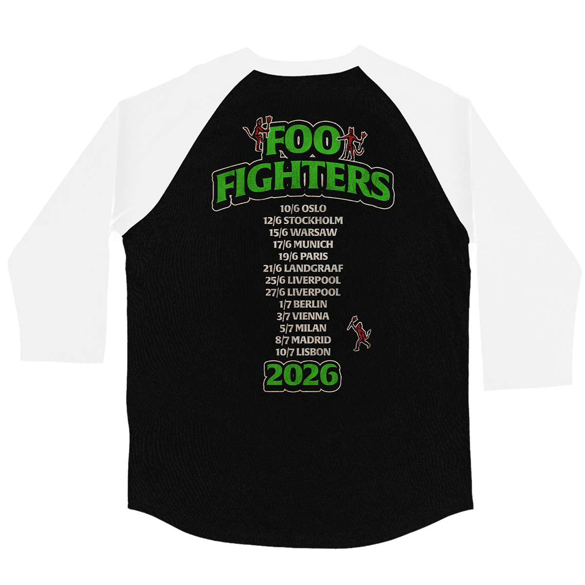 Skeleton Lineup Raglan