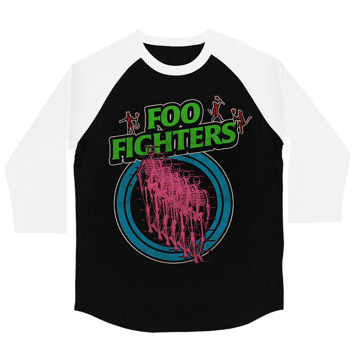 Skeleton Lineup Raglan