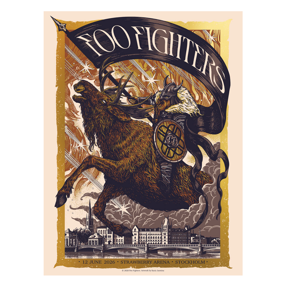 Stockholm 12th June Event Poster - Foil Print